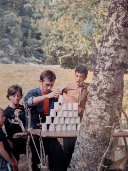 N159 Tamié camp d'été  avec notre Sympathique JPierre stump 1966